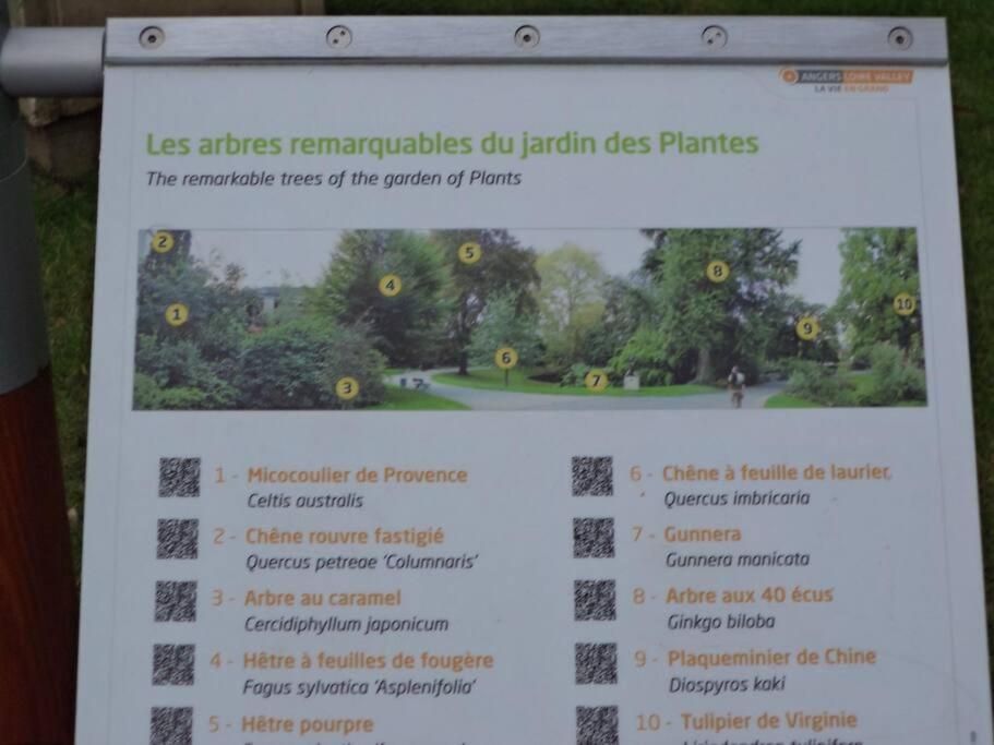 Le Grey-Jardin Des Plantes-Centre Des Congres Apartman Angers Kültér fotó